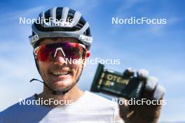 08.08.2024, Lavaze, Italy (ITA): Lucas Boegl (GER) - Cross-Country summer training, Lavaze (ITA). www.nordicfocus.com. © Vanzetta/NordicFocus. Every downloaded picture is fee-liable.