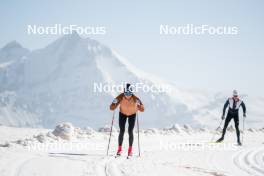 19.06.2024, Tignes, France (FRA): Maelle Veyre (FRA) - Cross-Country summer training, Tignes (FRA). www.nordicfocus.com. © Authamayou/NordicFocus. Every downloaded picture is fee-liable.