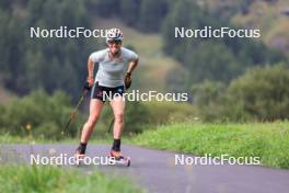 15.08.2024, Ulrichen, Switzerland (SUI): Victoria Carl (GER) - Cross-Country summer training, Ulrichen (SUI). www.nordicfocus.com. © Manzoni/NordicFocus. Every downloaded picture is fee-liable.