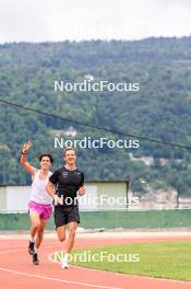 03.07.2024, Saint-Claude, France (FRA): Candide Pralong (SUI), Team Nordic Experience - Cross-Country summer training, Sainte-Claude (FRA). www.nordicfocus.com. © Manzoni/NordicFocus. Every downloaded picture is fee-liable.