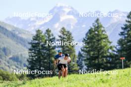 15.08.2024, Ulrichen, Switzerland (SUI): Friedrich Moch (GER) - Cross-Country summer training, Ulrichen (SUI). www.nordicfocus.com. © Manzoni/NordicFocus. Every downloaded picture is fee-liable.