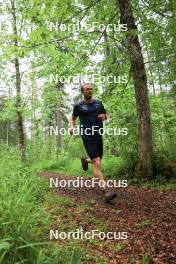 21.06.2024, Les Diablerets, Switzerland (SUI): Joeri Kindschi (SUI) - Cross-Country summer training, Les Diablerets (SUI). www.nordicfocus.com. © Manzoni/NordicFocus. Every downloaded picture is fee-liable.