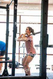 18.06.2024, Tignes, France (FRA): Léna Quintin (FRA) - Cross-Country summer training, Tignes (FRA). www.nordicfocus.com. © Authamayou/NordicFocus. Every downloaded picture is fee-liable.