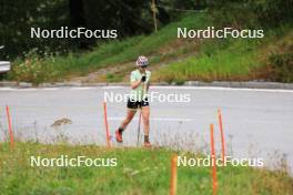 14.08.2024, Ulrichen, Switzerland (SUI): Victoria Carl (GER) - Cross-Country summer training, Ulrichen (SUI). www.nordicfocus.com. © Manzoni/NordicFocus. Every downloaded picture is fee-liable.