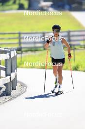 06.08.2024, Lenzerheide, Switzerland (SUI): Nadia Steiger (SUI) - Cross-Country summer training, Lenzerheide (SUI). www.nordicfocus.com. © Manzoni/NordicFocus. Every downloaded picture is fee-liable.