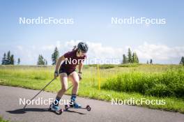 09.07.2024, Lavaze, Italy (ITA): Nicole Monsorno (ITA) - Cross-Country summer training, Lavaze (ITA). www.nordicfocus.com. © Vanzetta/NordicFocus. Every downloaded picture is fee-liable.