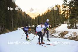 06.11.2024, Davos, Switzerland (SUI): Luca Petzold (GER), Paul Graef (GER), (l-r) - Cross-Country training, snowfarming track, Davos (SUI). www.nordicfocus.com. © Manzoni/NordicFocus. Every downloaded picture is fee-liable.