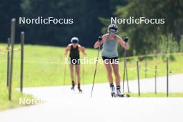 18.07.2024, Lenzerheide, Switzerland (SUI): Lea Fischer (SUI) - Cross-Country summer training, Lenzerheide (SUI). www.nordicfocus.com. © Manzoni/NordicFocus. Every downloaded picture is fee-liable.