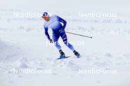 14.10.2024, Ramsau am Dachstein, Austria (AUT): Francesco De Fabiani (ITA) - Cross-Country summer training, Dachsteinglacier, Ramsau am Dachstein (AUT). www.nordicfocus.com. © Manzoni/NordicFocus. Every downloaded picture is fee-liable.