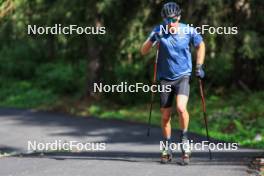 15.08.2024, Ulrichen, Switzerland (SUI): Florian Notz (GER) - Cross-Country summer training, Ulrichen (SUI). www.nordicfocus.com. © Manzoni/NordicFocus. Every downloaded picture is fee-liable.