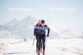 19.06.2024, Tignes, France (FRA): Mélissa Gal (FRA) - Cross-Country summer training, Tignes (FRA). www.nordicfocus.com. © Authamayou/NordicFocus. Every downloaded picture is fee-liable.