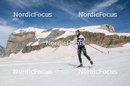 18.06.2024, Tignes, France (FRA): Mélissa Gal (FRA) - Cross-Country summer training, Tignes (FRA). www.nordicfocus.com. © Authamayou/NordicFocus. Every downloaded picture is fee-liable.