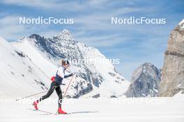 18.06.2024, Tignes, France (FRA): Maelle Veyre (FRA) - Cross-Country summer training, Tignes (FRA). www.nordicfocus.com. © Authamayou/NordicFocus. Every downloaded picture is fee-liable.