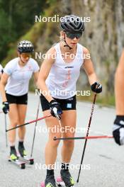 14.08.2024, Ulrichen, Switzerland (SUI): Lisa Lohmann (GER) - Cross-Country summer training, Ulrichen (SUI). www.nordicfocus.com. © Manzoni/NordicFocus. Every downloaded picture is fee-liable.