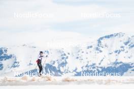 18.06.2024, Tignes, France (FRA): Maelle Veyre (FRA) - Cross-Country summer training, Tignes (FRA). www.nordicfocus.com. © Authamayou/NordicFocus. Every downloaded picture is fee-liable.