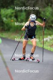 15.08.2024, Ulrichen, Switzerland (SUI): Pia Fink (GER) - Cross-Country summer training, Ulrichen (SUI). www.nordicfocus.com. © Manzoni/NordicFocus. Every downloaded picture is fee-liable.