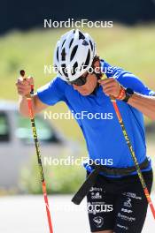 23.07.2024, Premanon, France (FRA): Theo Schely (FRA) - Cross-Country summer training, Premanon (FRA). www.nordicfocus.com. © Manzoni/NordicFocus. Every downloaded picture is fee-liable.