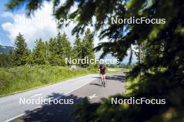 09.07.2024, Lavaze, Italy (ITA): Nicole Monsorno (ITA) - Cross-Country summer training, Lavaze (ITA). www.nordicfocus.com. © Vanzetta/NordicFocus. Every downloaded picture is fee-liable.