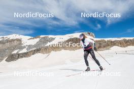 18.06.2024, Tignes, France (FRA): Mélissa Gal (FRA) - Cross-Country summer training, Tignes (FRA). www.nordicfocus.com. © Authamayou/NordicFocus. Every downloaded picture is fee-liable.