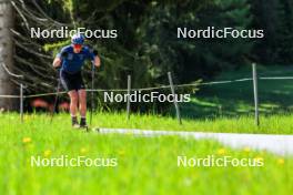 04.06.2024, Lenzerheide, Switzerland (SUI): Silvan Hauser (SUI) - Cross-Country training, Lenzerheide (SUI). www.nordicfocus.com. © Manzoni/NordicFocus. Every downloaded picture is fee-liable.