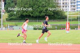 03.07.2024, Saint-Claude, France (FRA): Candide Pralong (SUI), Team Nordic Experience - Cross-Country summer training, Sainte-Claude (FRA). www.nordicfocus.com. © Manzoni/NordicFocus. Every downloaded picture is fee-liable.