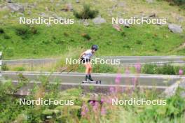 14.08.2024, Ulrichen, Switzerland (SUI): Katharina Hennig (GER) - Cross-Country summer training, Ulrichen (SUI). www.nordicfocus.com. © Manzoni/NordicFocus. Every downloaded picture is fee-liable.