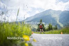 09.07.2024, Lavaze, Italy (ITA): Nadine Faehndrich (SUI) - Cross-Country summer training, Lavaze (ITA). www.nordicfocus.com. © Vanzetta/NordicFocus. Every downloaded picture is fee-liable.