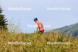 15.08.2024, Ulrichen, Switzerland (SUI): Albert Kuchler (GER) - Cross-Country summer training, Ulrichen (SUI). www.nordicfocus.com. © Manzoni/NordicFocus. Every downloaded picture is fee-liable.