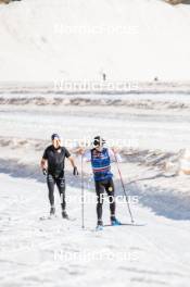 19.06.2024, Tignes, France (FRA): Jules Lapierre (FRA) - Cross-Country summer training, Tignes (FRA). www.nordicfocus.com. © Authamayou/NordicFocus. Every downloaded picture is fee-liable.