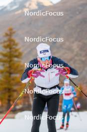 09.11.2024, Bessans, France (FRA): Hugo Lapalus (FRA) - Cross-Country summer training, Bessans (FRA). www.nordicfocus.com. © Authamayou/NordicFocus. Every downloaded picture is fee-liable.