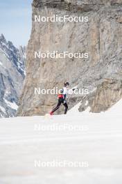 18.06.2024, Tignes, France (FRA): Maelle Veyre (FRA) - Cross-Country summer training, Tignes (FRA). www.nordicfocus.com. © Authamayou/NordicFocus. Every downloaded picture is fee-liable.