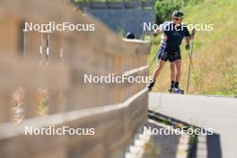 23.07.2024, Premanon, France (FRA): Clement Parisse (FRA) - Cross-Country summer training, Premanon (FRA). www.nordicfocus.com. © Manzoni/NordicFocus. Every downloaded picture is fee-liable.