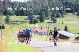 24.07.2024, Premanon, France (FRA): Mathis Desloges (FRA) - Cross-Country summer training, Premanon (FRA). www.nordicfocus.com. © Manzoni/NordicFocus. Every downloaded picture is fee-liable.