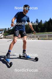 23.07.2024, Premanon, France (FRA): Jules Lapierre (FRA) - Cross-Country summer training, Premanon (FRA). www.nordicfocus.com. © Manzoni/NordicFocus. Every downloaded picture is fee-liable.