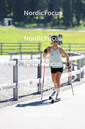 06.08.2024, Lenzerheide, Switzerland (SUI): Nadia Steiger (SUI) - Cross-Country summer training, Lenzerheide (SUI). www.nordicfocus.com. © Manzoni/NordicFocus. Every downloaded picture is fee-liable.