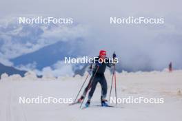 22.06.2024, Les Diablerets, Switzerland (SUI): Valerio Grond (SUI), Beda Klee (SUI), (l-r) - Cross-Country summer training on the Glacier 3000, Les Diablerets (SUI). www.nordicfocus.com. © Manzoni/NordicFocus. Every downloaded picture is fee-liable.