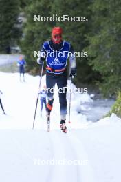 07.11.2024, Davos, Switzerland (SUI): Silvan Hauser (SUI) - Cross-Country training, snowfarming track, Davos (SUI). www.nordicfocus.com. © Manzoni/NordicFocus. Every downloaded picture is fee-liable.