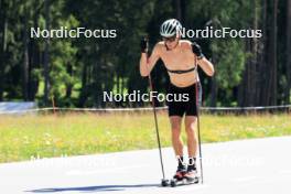 06.08.2024, Lenzerheide, Switzerland (SUI): Jon-Fadri Nufer (SUI) - Cross-Country summer training, Lenzerheide (SUI). www.nordicfocus.com. © Manzoni/NordicFocus. Every downloaded picture is fee-liable.