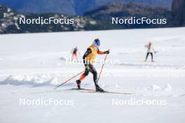 14.10.2024, Ramsau am Dachstein, Austria (AUT): Lucas Boegl (GER) - Cross-Country summer training, Dachsteinglacier, Ramsau am Dachstein (AUT). www.nordicfocus.com. © Manzoni/NordicFocus. Every downloaded picture is fee-liable.