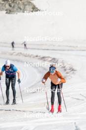 19.06.2024, Tignes, France (FRA): Maelle Veyre (FRA) - Cross-Country summer training, Tignes (FRA). www.nordicfocus.com. © Authamayou/NordicFocus. Every downloaded picture is fee-liable.