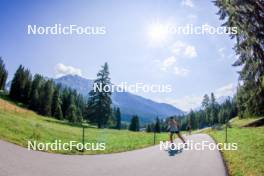 18.07.2024, Lenzerheide, Switzerland (SUI): Lea Fischer (SUI) - Cross-Country summer training, Lenzerheide (SUI). www.nordicfocus.com. © Manzoni/NordicFocus. Every downloaded picture is fee-liable.