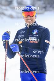 14.10.2024, Ramsau am Dachstein, Austria (AUT): Francesco De Fabiani (ITA) - Cross-Country summer training, Dachsteinglacier, Ramsau am Dachstein (AUT). www.nordicfocus.com. © Manzoni/NordicFocus. Every downloaded picture is fee-liable.