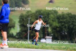 14.08.2024, Ulrichen, Switzerland (SUI): Laura Gimmler (GER) - Cross-Country summer training, Ulrichen (SUI). www.nordicfocus.com. © Manzoni/NordicFocus. Every downloaded picture is fee-liable.