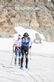 19.06.2024, Tignes, France (FRA): Jules Lapierre (FRA) - Cross-Country summer training, Tignes (FRA). www.nordicfocus.com. © Authamayou/NordicFocus. Every downloaded picture is fee-liable.