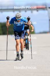 23.07.2024, Premanon, France (FRA): Lucas Chanavat (FRA) - Cross-Country summer training, Premanon (FRA). www.nordicfocus.com. © Manzoni/NordicFocus. Every downloaded picture is fee-liable.