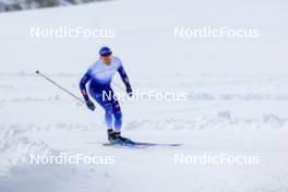 14.10.2024, Ramsau am Dachstein, Austria (AUT): Francesco De Fabiani (ITA) - Cross-Country summer training, Dachsteinglacier, Ramsau am Dachstein (AUT). www.nordicfocus.com. © Manzoni/NordicFocus. Every downloaded picture is fee-liable.