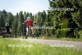 09.07.2024, Lavaze, Italy (ITA): Nadine Faehndrich (SUI) - Cross-Country summer training, Lavaze (ITA). www.nordicfocus.com. © Vanzetta/NordicFocus. Every downloaded picture is fee-liable.