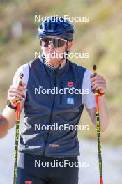 12.10.2024, Ramsau am Dachstein, Austria (AUT): Luca Petzold (GER) - Cross-Country summer training, Ramsau am Dachstein (AUT). www.nordicfocus.com. © Manzoni/NordicFocus. Every downloaded picture is fee-liable.