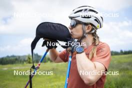 09.07.2024, Lavaze, Italy (ITA): Nadine Faehndrich (SUI) - Cross-Country summer training, Lavaze (ITA). www.nordicfocus.com. © Vanzetta/NordicFocus. Every downloaded picture is fee-liable.