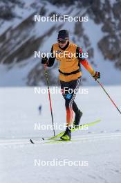 14.10.2024, Ramsau am Dachstein, Austria (AUT): Luca Petzold (GER) - Cross-Country summer training, Dachsteinglacier, Ramsau am Dachstein (AUT). www.nordicfocus.com. © Manzoni/NordicFocus. Every downloaded picture is fee-liable.